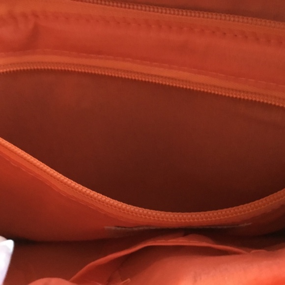 Vintage-Inspired Orange Shweshwe Plaid/Checkered Pattern Adunni Women's Clutch - Picture 4 of 4